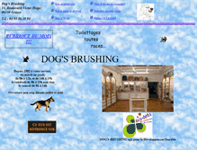 Tablet Screenshot of dogsbrushing.com